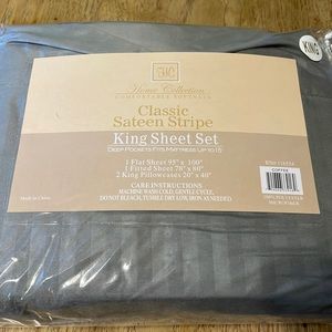 New Home Collection King Sheet Set